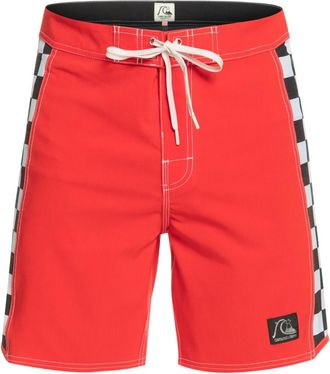 Quiksilver Boardshorts QUIKSILVER Original Arch 18, Herren, Gr. 28(XS), rot (high risk rot), Obermaterial: 46% Microfaser, 40% Microfaser, 8% Elasthan, 6% Walkfr