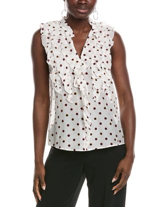 Marc Cain Printed Silk-Blend