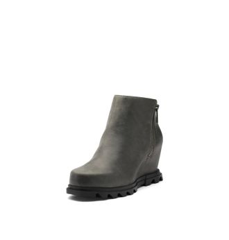 Sorel Womens Joan Of Arctic Wedge Iii Zip Boot In Black