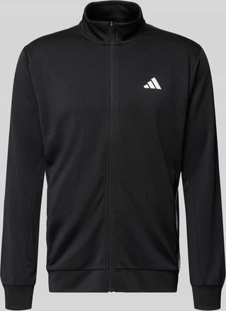 adidas Regular Fit Trainingsjacke mit Label Print in Black, Gr&ouml;&szlig;e XXL