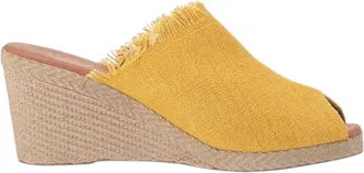 Andr&eacute; Assous Womens Popy Espadrille Wedge Sandals In Yellow