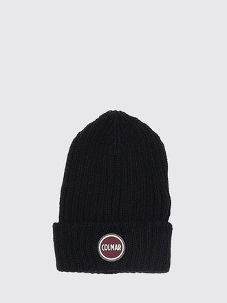 Colmar Berretto in misto lana vergine con risvolto e logo patch