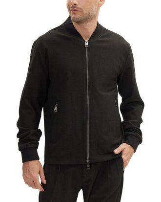 Ron Tomson Waffle Stretch Beach Day Bomber Jacket