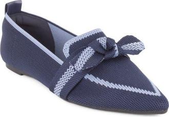 Elie Tahari Florentia Pointed Toe Loafer in Navy at Nordstrom, Size 8.5