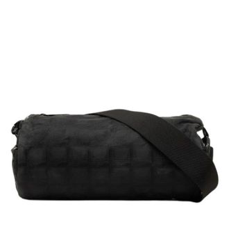 Chanel Pre-owned Nylon Vintage Shoulder Bag - Dames - Pre-owned - Zwart - Maat: ONE Size Nylon