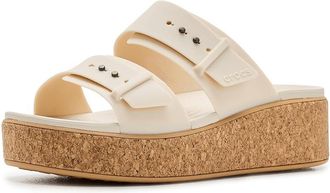 Crocs Brooklyn Cork Buckle Sandals Womens Sandals Frappe : 11 M