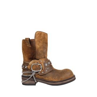 Ann Demeulemeester Boa Short Riding Boots
