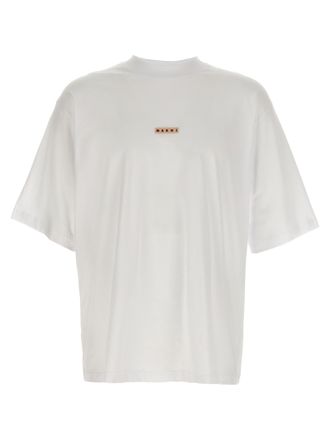 Marni White Cotton Mens T-Shirt