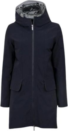 Roberto Ricci Design Elegante Winter Parka Jas - Dames - Parka Jassen - Zwart - L - Nylon - Jassen