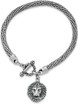 Samuel B. Sterling Silver Lion Charm Toggle Bracelet at Nordstrom Rack