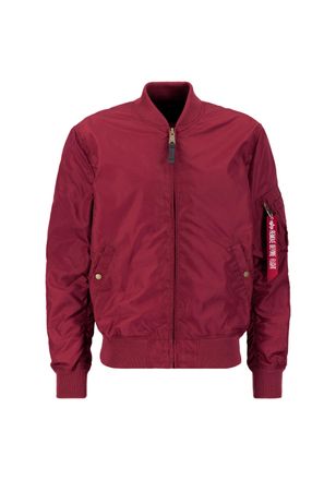 Alpha Industries Bomberjacke ALPHA INDUSTRIES MA-1 TT Light, Herren, Gr. XS, rot (burgundy), Obermaterial: 100% Nylon, Futter: 100% Nylon, Jacken Bomberjacke