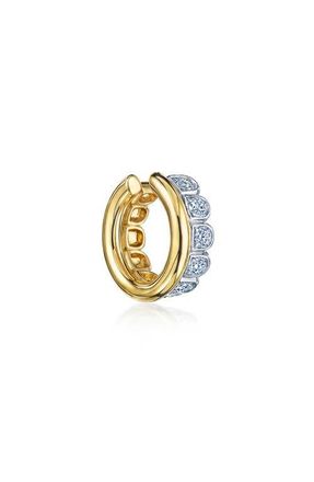 Kwiat Sirena Diamond Ear Cuff in Two Tone White/yellow Gold at Nordstrom