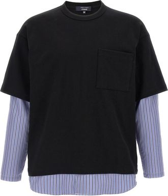 Comme Des Gar&ccedil;ons Black Shirt Insert T-shirt