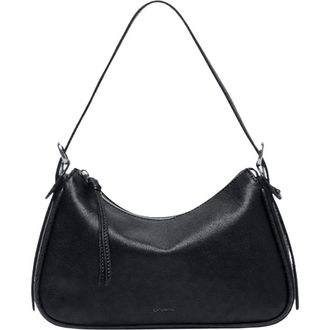 Oryany Small Lauren Leather Shoulder Bag in Black at Nordstrom