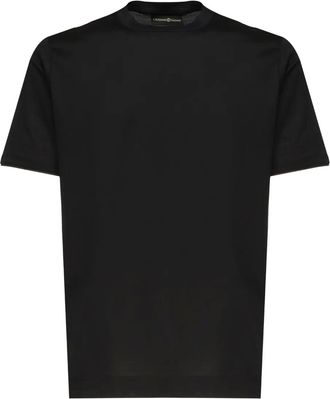 Giuliano Galiano T-shirt girocollo a maniche corte - Nero