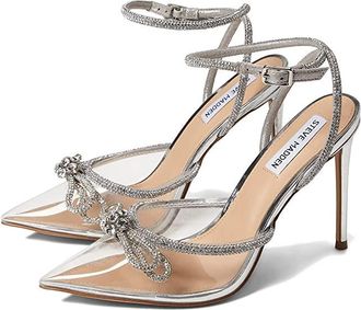 Steve Madden Viable Pump Womens Shoes Clear : 8.5 M, Textile/Synthetic