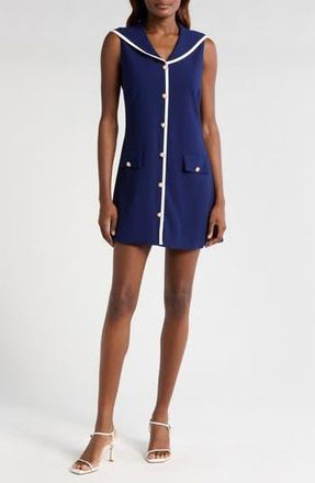 Wayf Set Sail Minidress in Marine Blue at Nordstrom Rack, Size X-Large