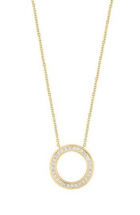 Effy Diamond Circle Pendant Necklace in Gold at Nordstrom Rack, Size 18