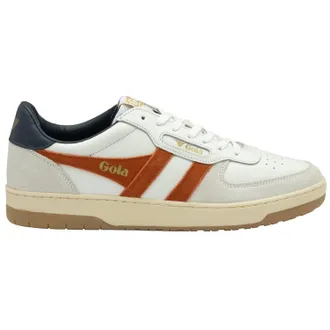 Gola Mens Hawk Past Season Trainers Sneakers In White/moody Orange/navy