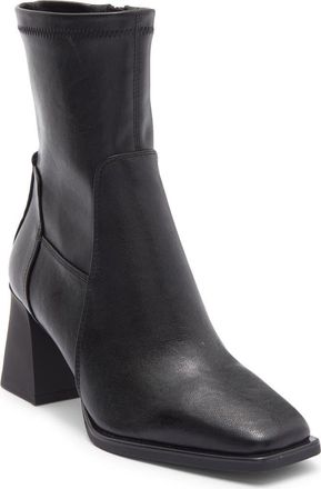 Steve Madden Vallie Square Toe Bootie in Black at Nordstrom Rack, Size 6.5