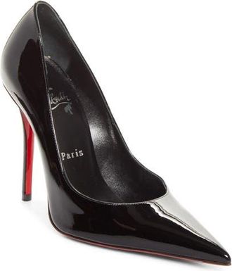 Christian Louboutin Miss Z Pointed Toe Pump in Black at Nordstrom, Size 10.5Us
