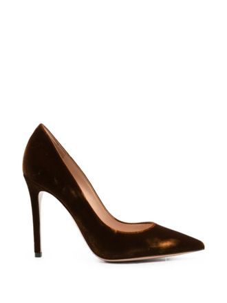 Gianvito Rossi Decollete Velvet Pump Gianvito 105