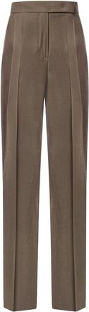 Max Mara Dames, Broeken, Bruin, Maat: XS