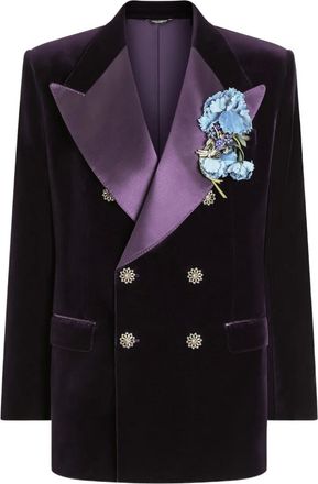 Dolce & Gabbana Giacca doppiopetto - Viola