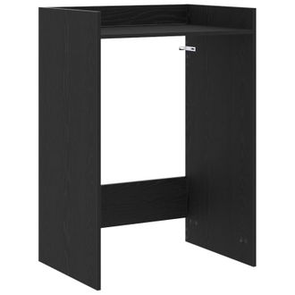 vidaXL Armario Para Lavadora Roble Negro 67,5 X 48 X 97 Cm Vidaxl