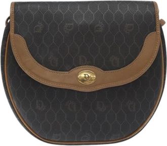 Dior Pre-owned Vintage Schoudertas - Dames - Vintage Schoudertas - Bruin - ONE Size - Leer - Vintage