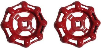 OEM Piezas De Volante Para V&aacute;lvula, V&aacute;lvula De Cierre, Grifo, Tuber&iacute;a De Agua, Manija Superior, 6x6 Mm (rojo)