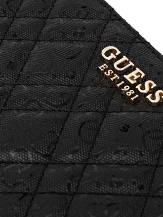 Guess Womens Crossbody Bag Black Polyurethane - Crossbody-Bags