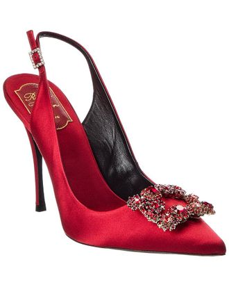 Roger Vivier Satin Slingback Pump