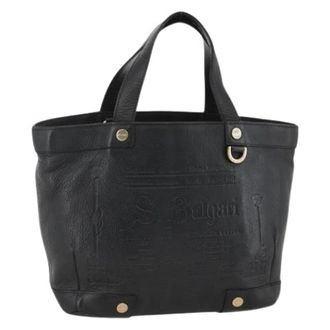 Bulgari Pre-owned Tote Bags, female, Black, Size: ONE SIZE Pre-owned Vintage Hand Bag