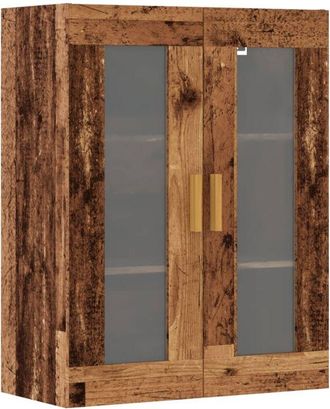 vidaXL Vidaxl - Armario de pared colgante madera envejecida 69,5x34x90 cm