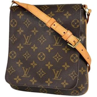 Louis Vuitton Pre-owned Cross Body Bags, female, Brown, Size: ONE SIZE Pre-owned Musette Salsa Short Shoulder Bag