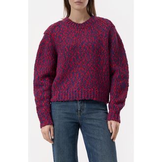 Closed Crop Crewneck Sweater in Chili Pepper Red at Nordstrom Rack, Size Medium