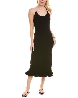 Rebecca Taylor Knotted Back Column Maxi Dress