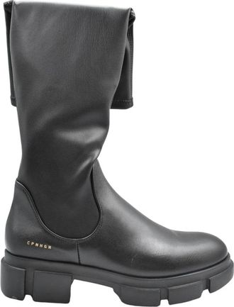 Copenhagen Enkellaarsjes - Dames - Hoge Laarzen - Zwart - 38 EU - Leer - Schoenen