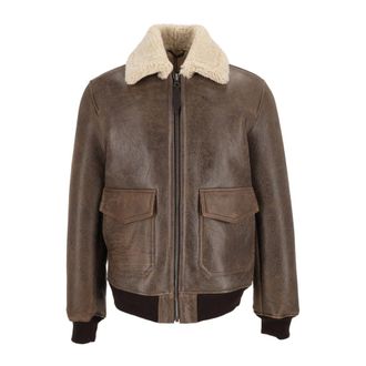 Schott NYC Chaqueta Lcsheeppilot - Jackets - Hombre - Marr&oacute;n - 2XL