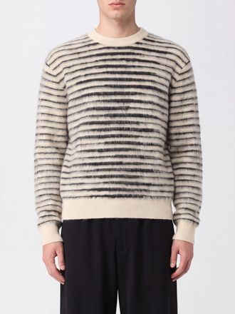 Tom Ford Maglia girocollo a righe in misto lana mohair e seta