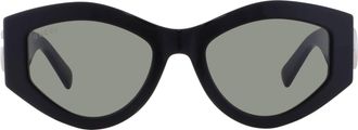 Gucci Grey Oval Ladies Sunglasses GG1951S 001 53