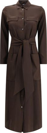 Ella Silk Casual Womens Dress