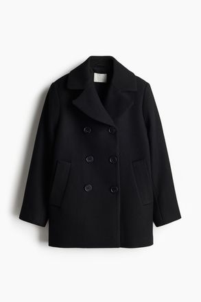 H&M Cabanjacke aus Twill - Schwarz