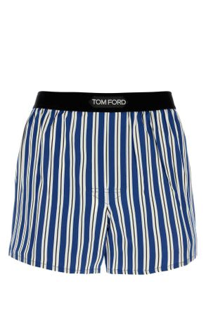 Tom Ford Printed Stretch Satin Boxer