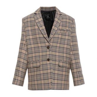 Anine Bing Quinn Blazer - Dames - Blazers - Beige - M - Jassen