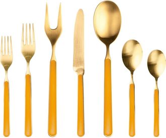 Mepra Fantasia Ice Gold Flatware Set - 32 Pieces in Mustard at Nordstrom