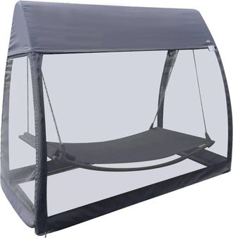 Hesperide Hamaca Con Red Antimosquito Trinidad Gris Oscuro - 233 X 139 X 200 Cm - Hesp&eacute;ride