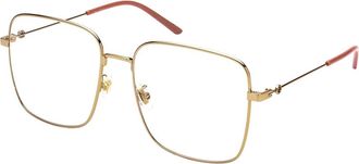 Gucci Optical Glasses - Dames - Brillen - Geel - 56 MM - Accessoires