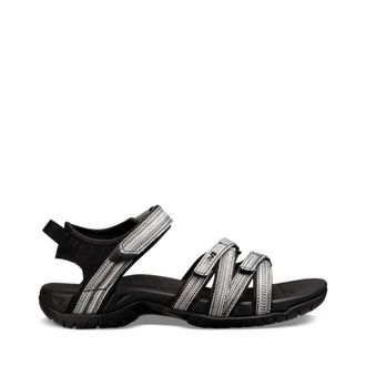 Teva Tira, Women Heels Sandals Open Toe Sandals, Black (Black/White Multi Bwml), 4 UK (37 EU)